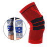 Knee Brace Kneepad Sports Stabilizer Silicone Gel Knees Support Pad Red L