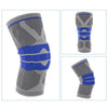 Knee Brace Kneepad Sports Stabilizer Silicone Gel Knees Support Pad Gray XXL