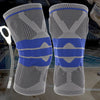 Knee Brace Kneepad Sports Stabilizer Silicone Gel Knees Support Pad Gray L