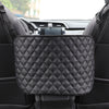 Car Net Pocket Handbag Holder Nylon Between Car Seat Storage Black