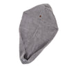 Microfiber Fast Drying Towel Turban Towel Wrap Bath Spa Head Cap Hat Gray