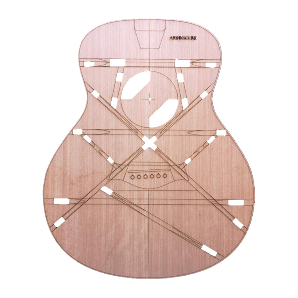 36inch Wood Folk Guitar Body Template GSmini Guitar Making Mold Luthier Tool