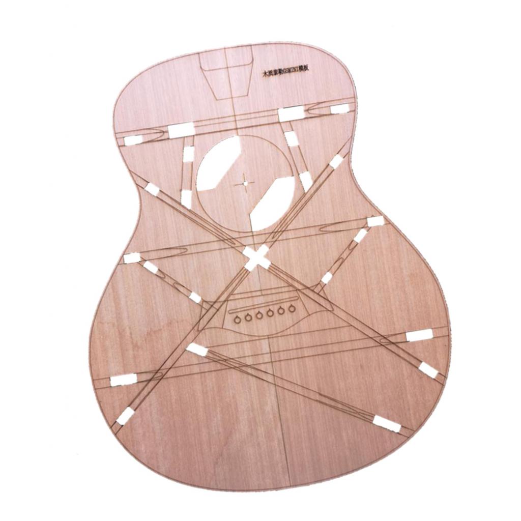 36inch Wood Folk Guitar Body Template GSmini Guitar Making Mold Luthier Tool