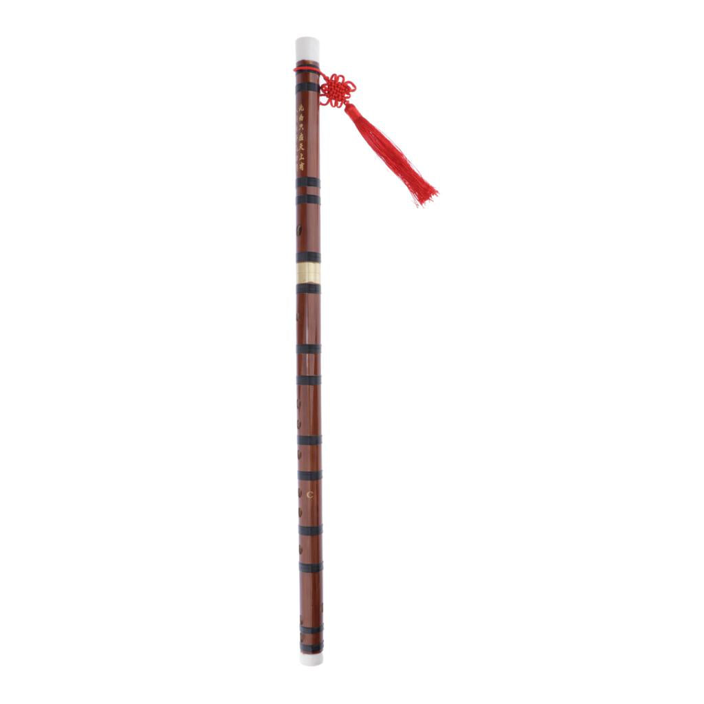 Professional Chinese Bitter Bamboo Flute Dizi Woodwind Instrument C Key