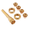 2C 3C 2B 3B Mouthpiece for Bb Trumpet Brass Gold Plated Multi-Purpose Nozzle