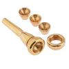 2C 3C 2B 3B Mouthpiece for Bb Trumpet Brass Gold Plated Multi-Purpose Nozzle