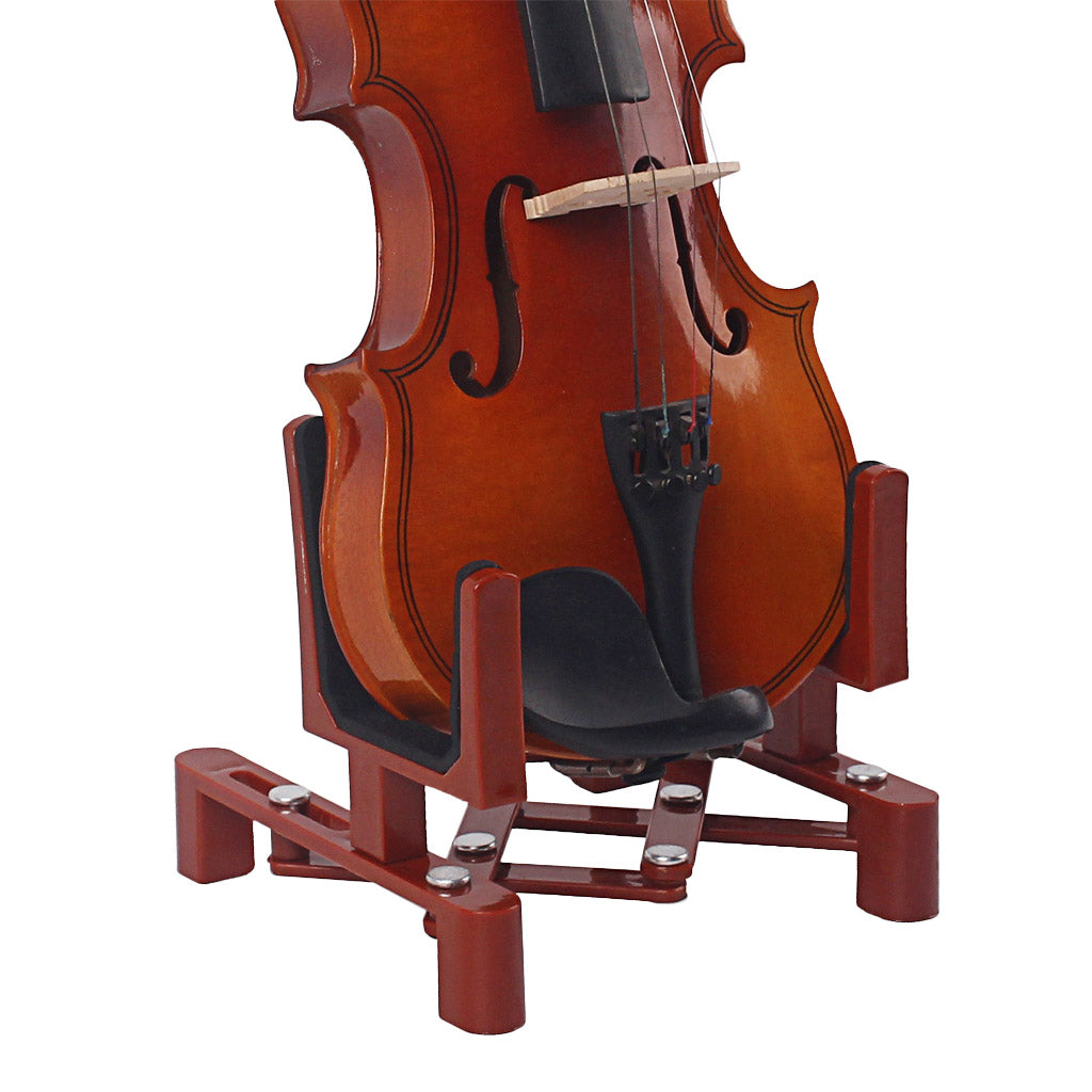 Portable Folding Violin Stand Foldable Support Display Fiddle Floor Holder