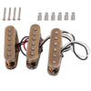 3pcs Alnico5 Magnets Hand Wound Guitar Pickups for Fender