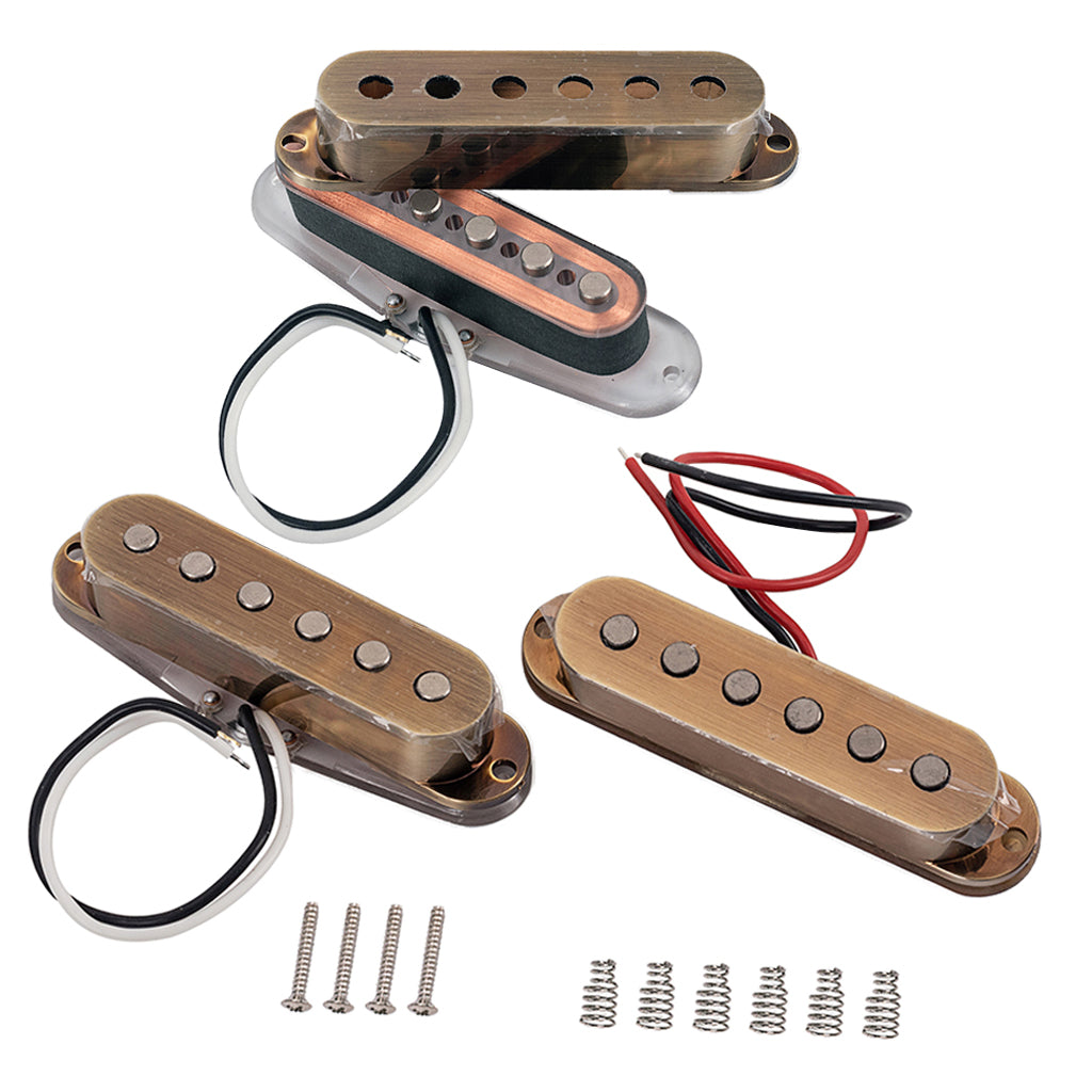 3pcs Alnico5 Magnets Hand Wound Guitar Pickups for Fender