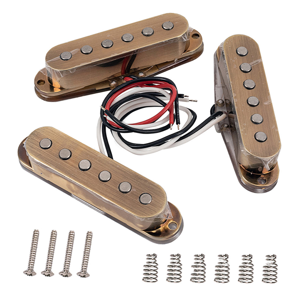 3pcs Alnico5 Magnets Hand Wound Guitar Pickups for Fender