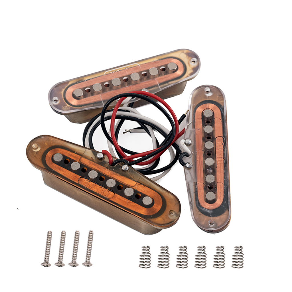 3pcs Alnico5 Magnets Hand Wound Guitar Pickups for Fender