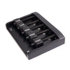 83mm 5 String Electric Bass Bridge with 6 Screws & 1 Wrench Black