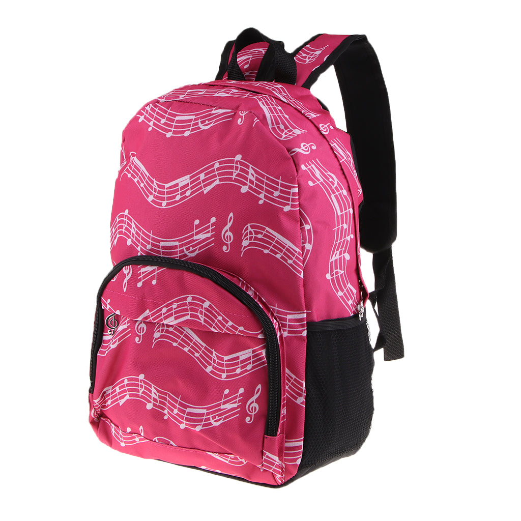 Waterproof Double Shoulder Strap Backpack School Student Bookbag Red