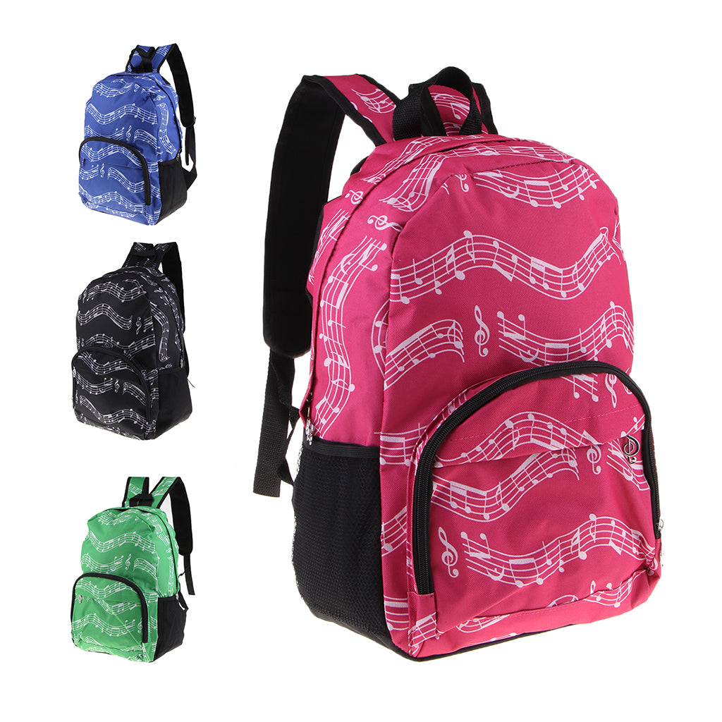 Waterproof Double Shoulder Strap Backpack School Student Bookbag Red