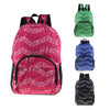 Waterproof Double Shoulder Strap Backpack School Student Bookbag Red