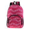 Waterproof Double Shoulder Strap Backpack School Student Bookbag Red