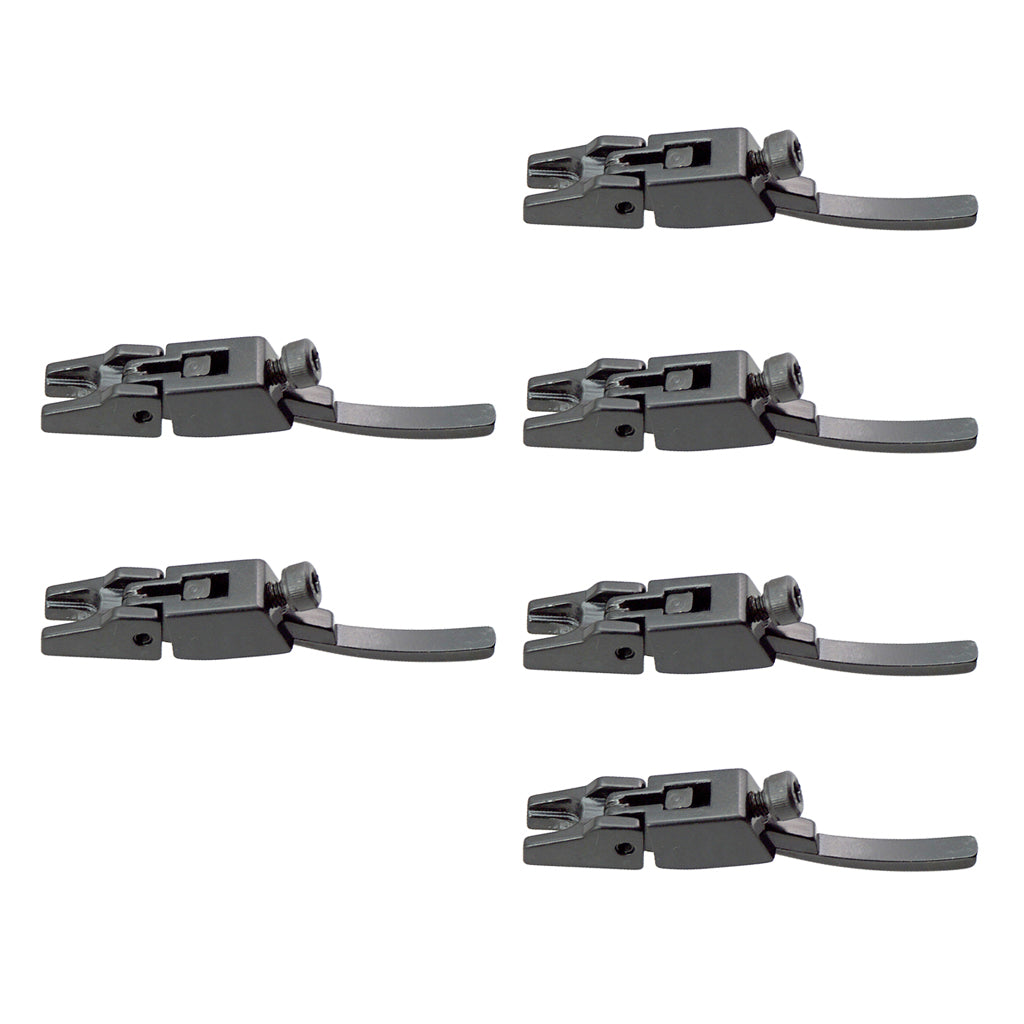 6 Pcs Tremolo Bridge Locked String Saddle for Electric Guitar Parts Black