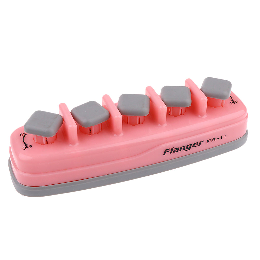 Flanger FA-11 Piano Hand Finger Exerciser Tension Training Trainer Pink