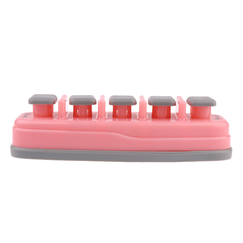 Flanger FA-11 Piano Hand Finger Exerciser Tension Training Trainer Pink