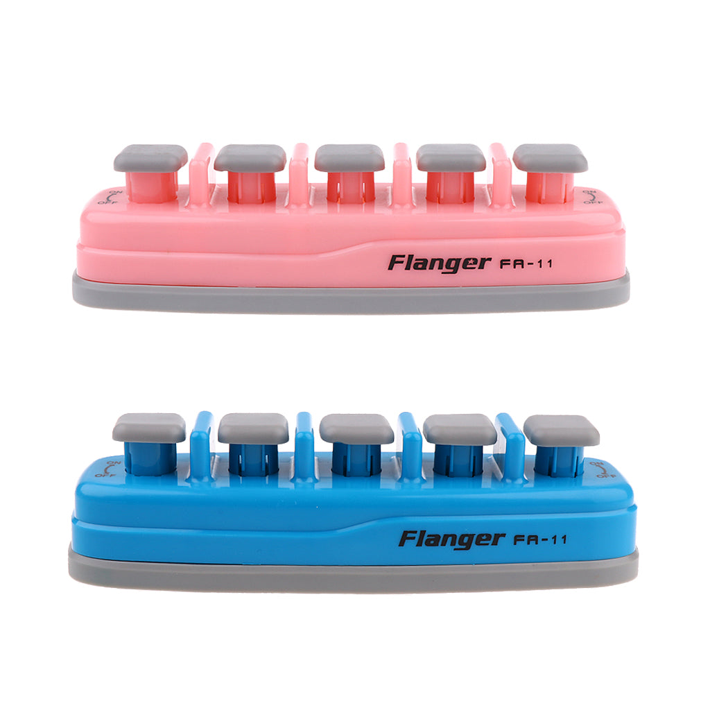 Flanger FA-11 Piano Hand Finger Exerciser Tension Training Trainer Pink