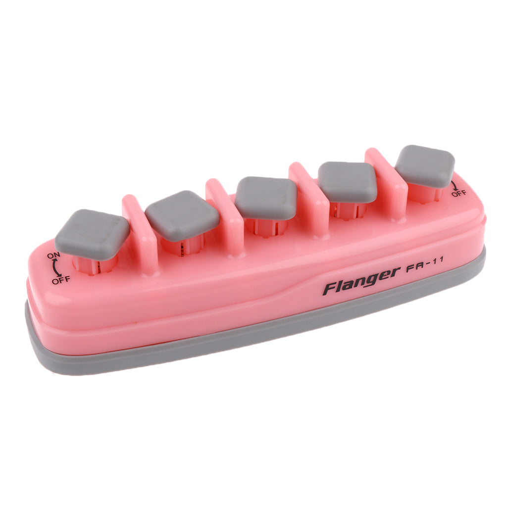 Flanger FA-11 Piano Hand Finger Exerciser Tension Training Trainer Pink