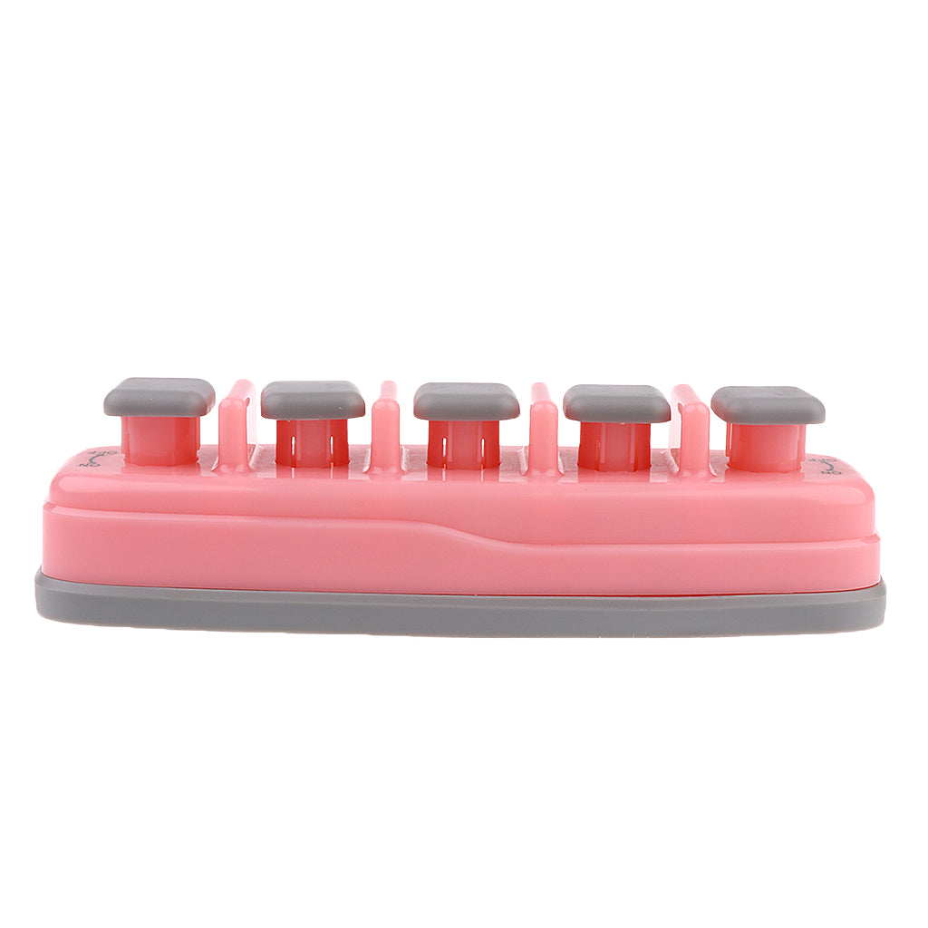 Flanger FA-11 Piano Hand Finger Exerciser Tension Training Trainer Pink