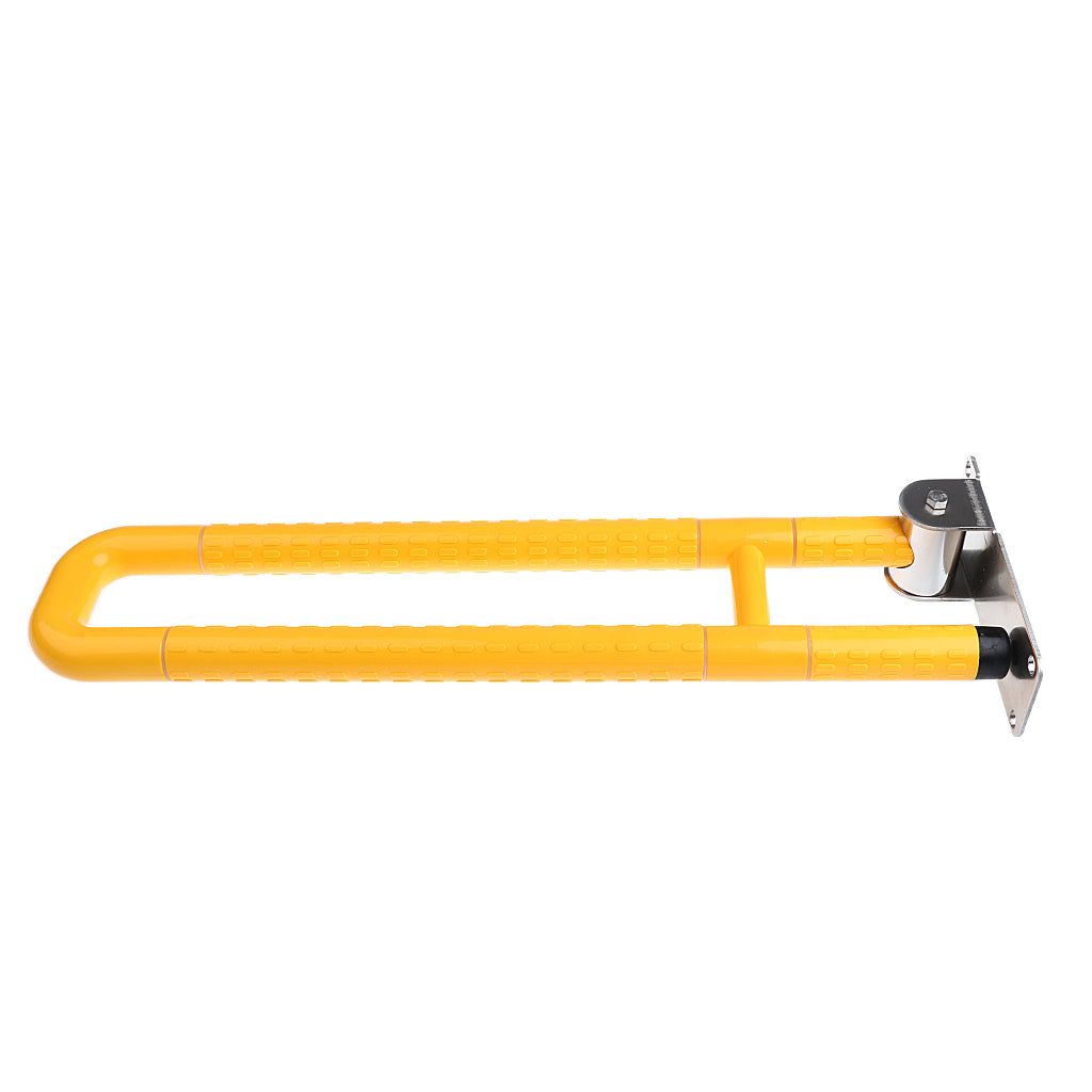 Stainless Steel Folded Safety Grab Bar Toilet Hand Rails for Bathroom Yellow