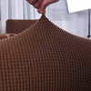 Sofa Futon Seat Cushion Cover Couch Slipcover Protector  Light Brown_Size M