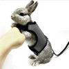 Small Pet Breathable Mesh Harness Leash for Hamsters Rabbits Rats Gray M