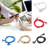 Micro USB Cable Charging Bent Charge Data Mobile Phone Cable white