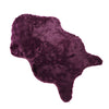 Non Slip Imitation Wool Fur Carpet Chair Cushion Bedroom Faux Mat Purple