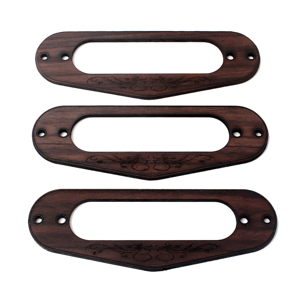 Rosewood Single Coil S Style Neck Pickup Mounting Ring Guitar Accessories