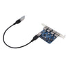 PCI-E to 4 Port USB 3.0 Hub Express Expansion Card Controller Card Adapter