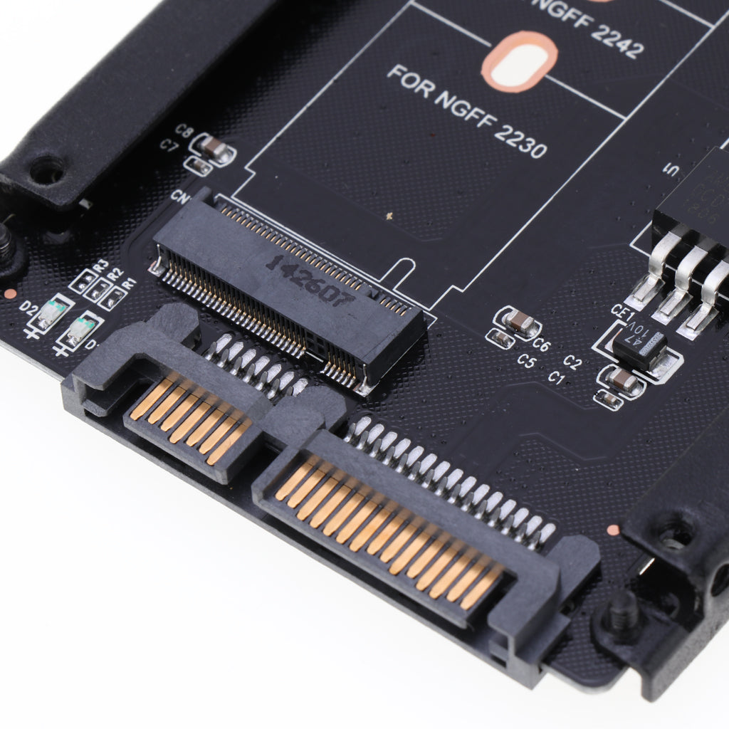 NGFF M.2 SSD B key (M.2) to 3.0 SATA 22pin Converter Card