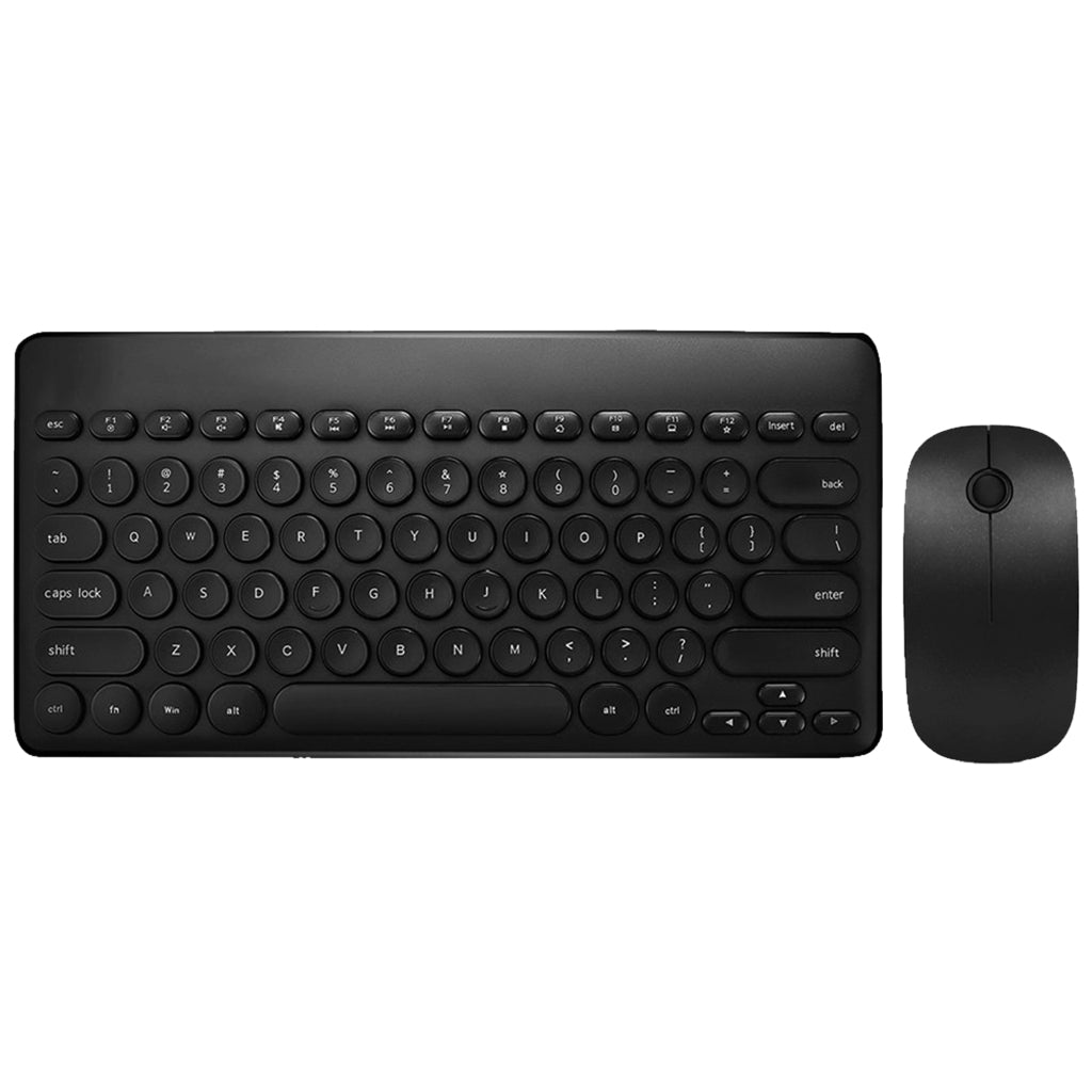 2.4GHz Wireless Keyboard and Mouse Combo for Laptop, Computer Black