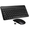 2.4GHz Wireless Keyboard and Mouse Combo for Laptop, Computer Black