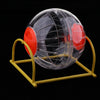 1 Pc Hamster Breathable Bracket Running Exercise Ball Toy with Stand Orange