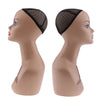 Female Mannequin Head Manikin with Shoulder Bust for Wig Hat Jewelry Display Red Lip