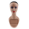 Female Mannequin Head Manikin with Shoulder Bust for Wig Hat Jewelry Display Red Lip