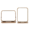 Bathroom Shaving Vanity Mirror Folding Standing Makeup Mirrors Horizontal