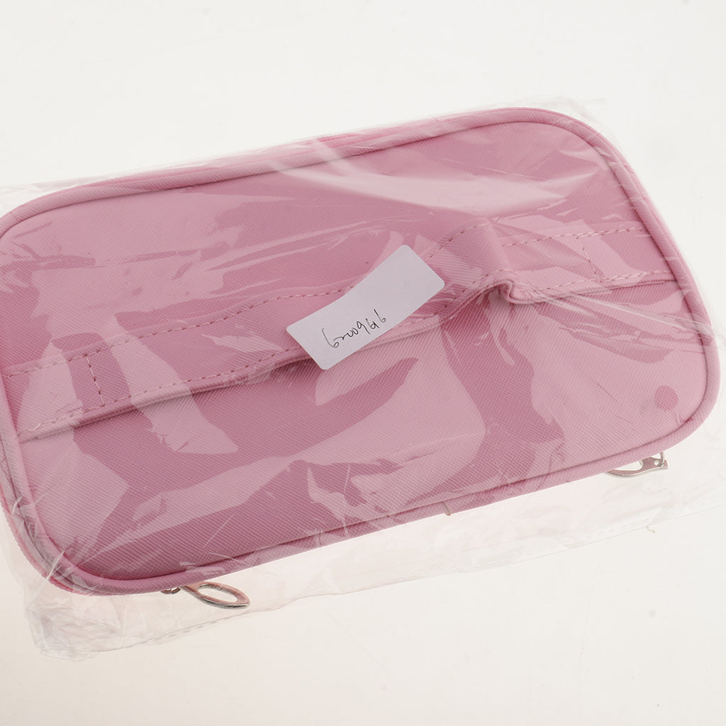 Travel Makekup Box Bag Cosmetic Pouch Holder Toiletry Organizer Zip Pink