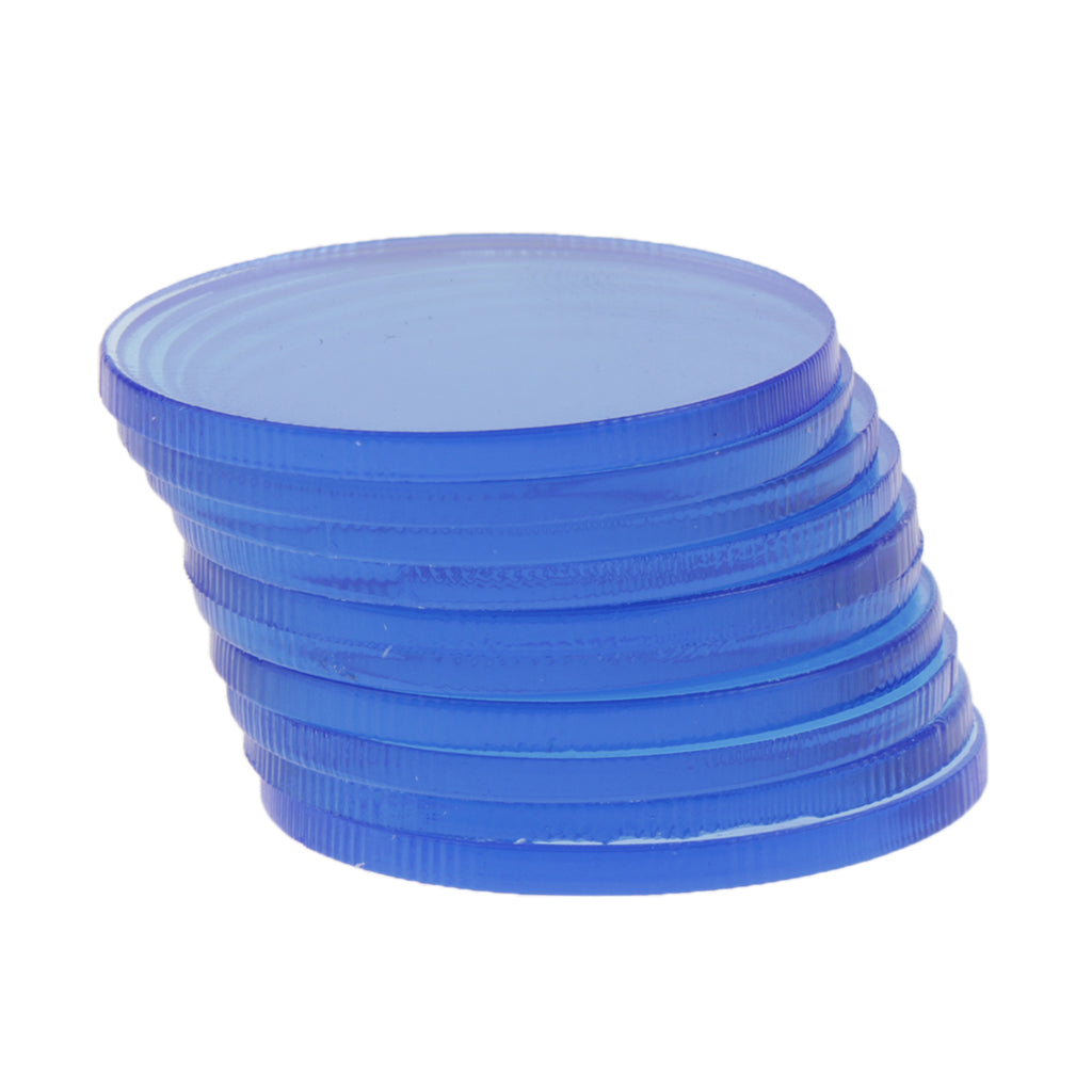 20pcs Mini Acrylic Round Base Display Stand Board Discs Accessory 3cm Blue