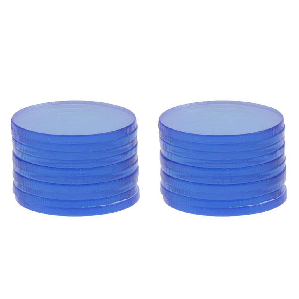 20pcs Mini Acrylic Round Base Display Stand Board Discs Accessory 3cm Blue