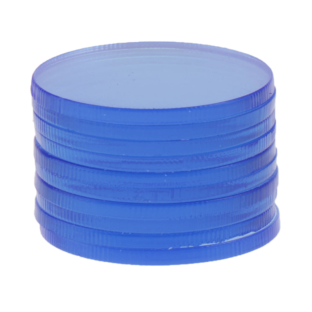 20pcs Mini Acrylic Round Base Display Stand Board Discs Accessory 3cm Blue