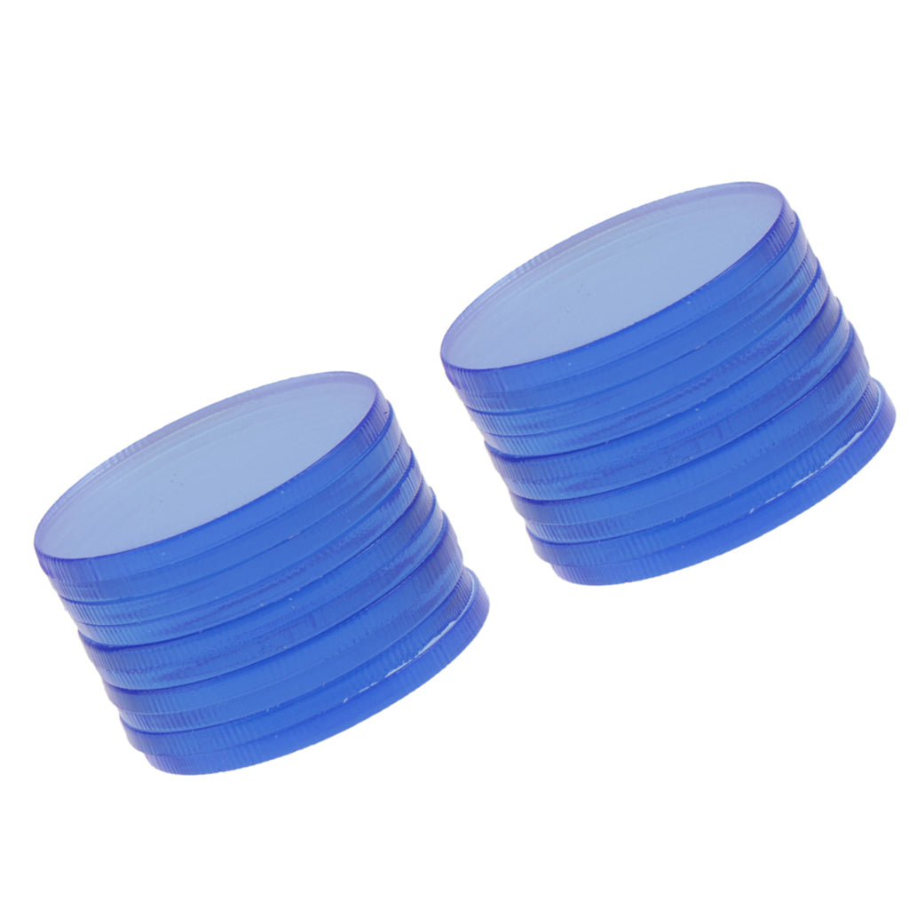 20pcs Mini Acrylic Round Base Display Stand Board Discs Accessory 3cm Blue