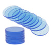 20pcs Mini Acrylic Round Base Display Stand Board Discs Accessory 3cm Blue