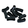 10Pack Watch Silicone Fastener Rings  Black 3