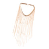 Crossover Tassel Body Chain Suit Long Body Chain Necklace Jewelry Gold