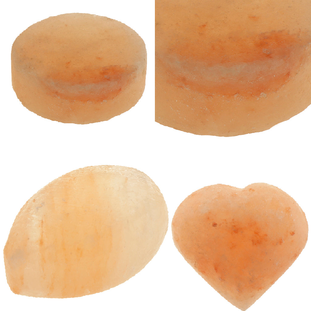 100% Natural Himalayan Salt Soap Bar Brick Block Hot Massage Rock Round