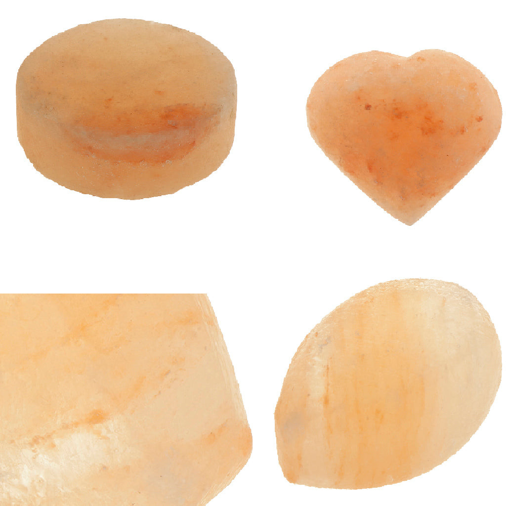 100% Natural Himalayan Salt Soap Bar Brick Block Hot Massage Rock Round